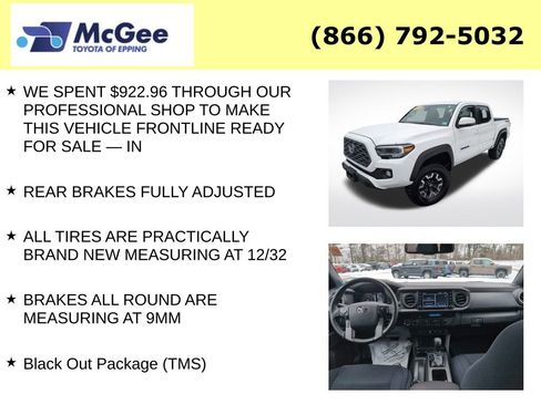 Used 2023 Toyota Tacoma TRD Off-Road w/ Black Out Package (TMS) image 22