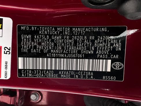 Used 2018 Toyota Camry SE image 21