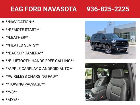 Used 2025 Chevrolet Tahoe Z71 AWD/4WD image 4