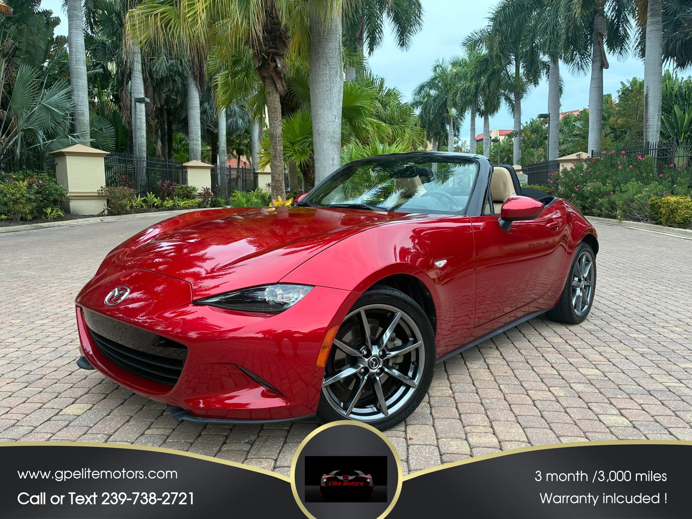 Used 2016 MAZDA MX-5 Miata Grand Touring RWD image 1