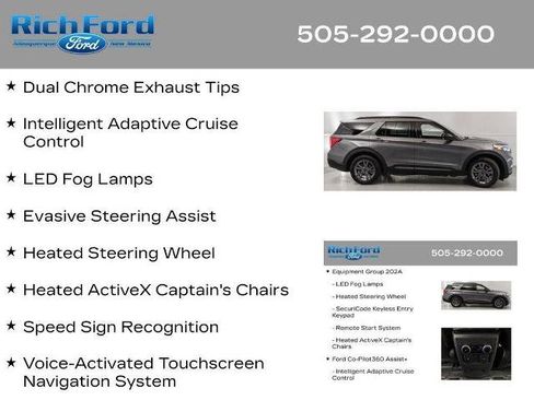 Certified 2024 Ford Explorer XLT w/ Equipment Group 202A RWD image 39