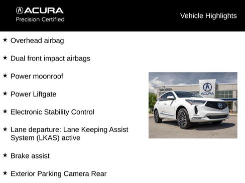 Certified 2026 Acura RDX SH-AWD w/ Advance Package image 13