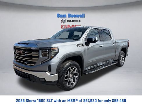 New 2026 GMC Sierra 1500 SLT w/ SLT Premium Plus Package AWD/4WD image 1