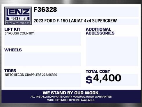 Used 2023 Ford F150 Lariat w/ Equipment Group 502A High AWD/4WD image 2