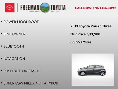 Used 2013 Toyota Prius C Three FWD image 5