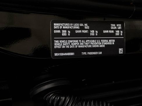 Used 2022 Lucid Air Grand Touring AWD/4WD image 45