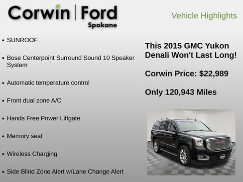 Used 2015 GMC Yukon Denali image 6