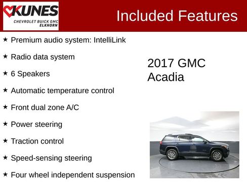Used 2017 GMC Acadia SLE AWD/4WD image 3