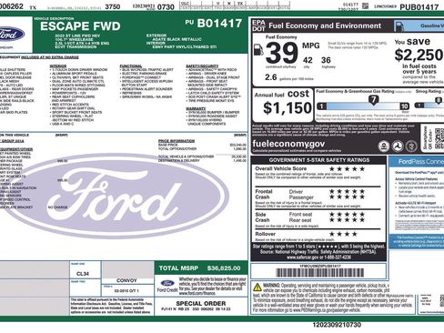 Used 2023 Ford Escape ST-Line w/ Equipment Group 301A FWD image 16