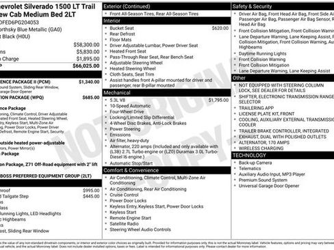 Used 2023 Chevrolet Silverado 1500 LT Trail Boss w/ Convenience Package II image 11