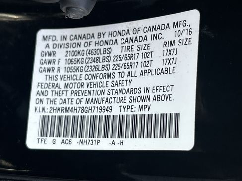 Used 2016 Honda CR-V EX-L image 36