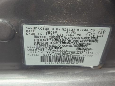 Used 2019 Nissan Versa SV w/ SV Special Edition Package image 27