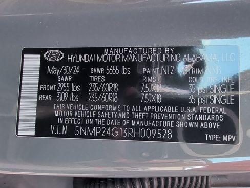 Certified 2024 Hyundai Santa Fe SEL FWD image 35
