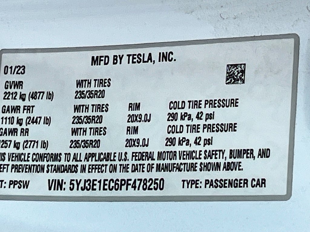 Used 2023 Tesla Model 3 Performance AWD/4WD image 32