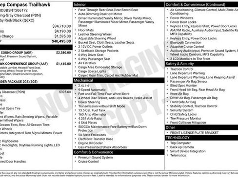 Used 2022 Jeep Compass Trailhawk w/ Sun and Sound Group AWD/4WD image 9