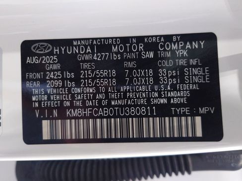 Certified 2026 Hyundai Kona SEL Sport AWD/4WD image 30