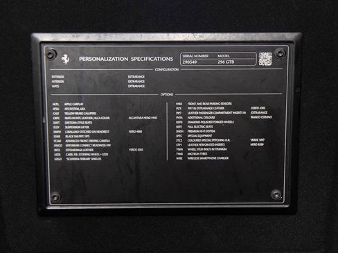 Certified 2023 Ferrari 296 GTB RWD image 36