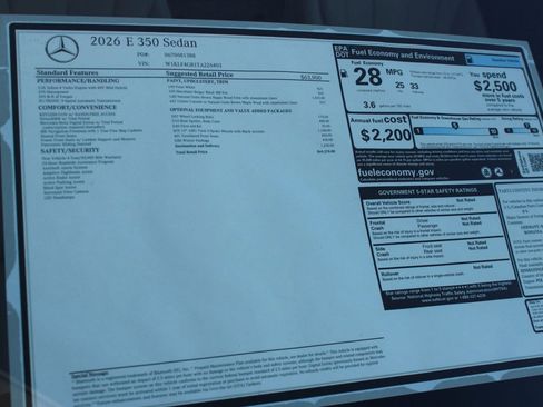 Used 2026 Mercedes-Benz E 350 Sedan image 34