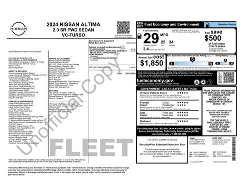 Certified 2024 Nissan Altima 2.0 SR FWD image 35