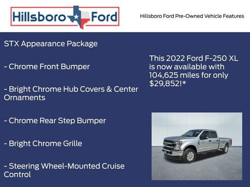 Used 2022 Ford F250 XL w/ STX Appearance Package image 4