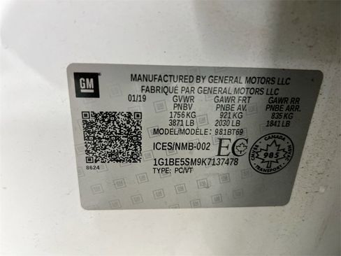 Used 2019 Chevrolet Cruze LT image 28