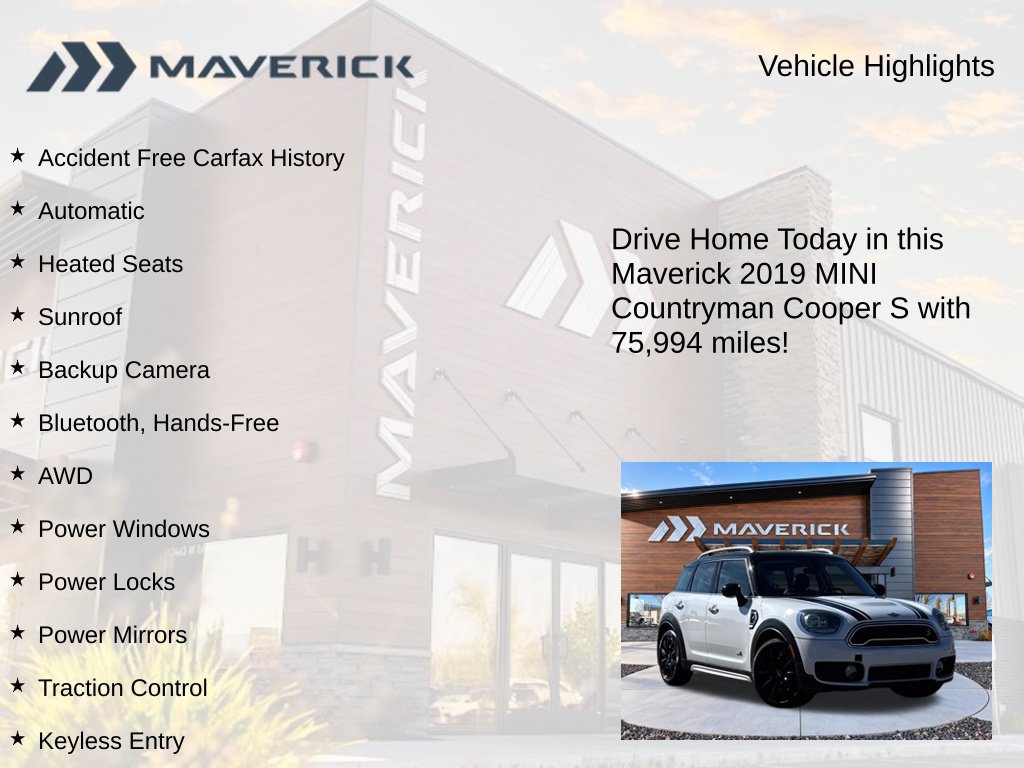 Used 2019 MINI Cooper Countryman S AWD/4WD image 5