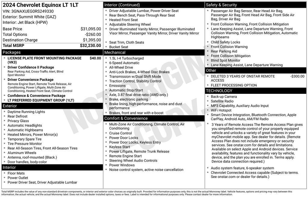 Used 2024 Chevrolet Equinox LT AWD/4WD image 2