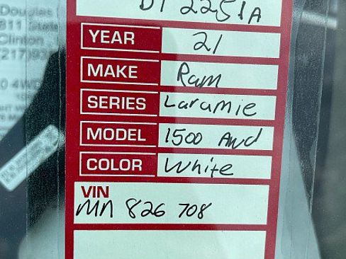 Used 2021 RAM 1500 Laramie image 11