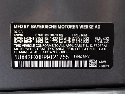 Used 2024 BMW X6 M60i w/ Dynamic Handling Package AWD/4WD image 35