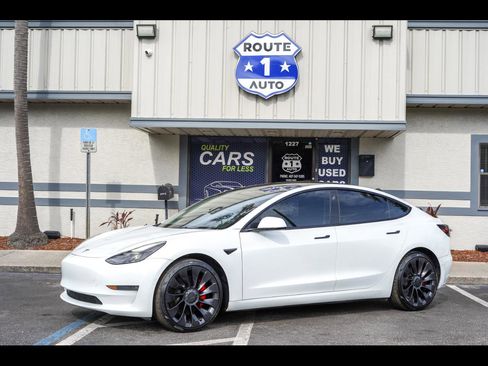 Used 2022 Tesla Model 3 Performance AWD/4WD image 1