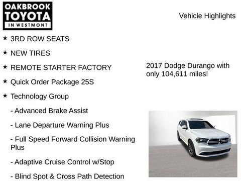 Used 2017 Dodge Durango R/T w/ Technology Group AWD/4WD image 5