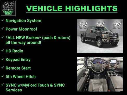 Used 2016 Ford F250 Lariat w/ Lariat Ultimate Package AWD/4WD image 3
