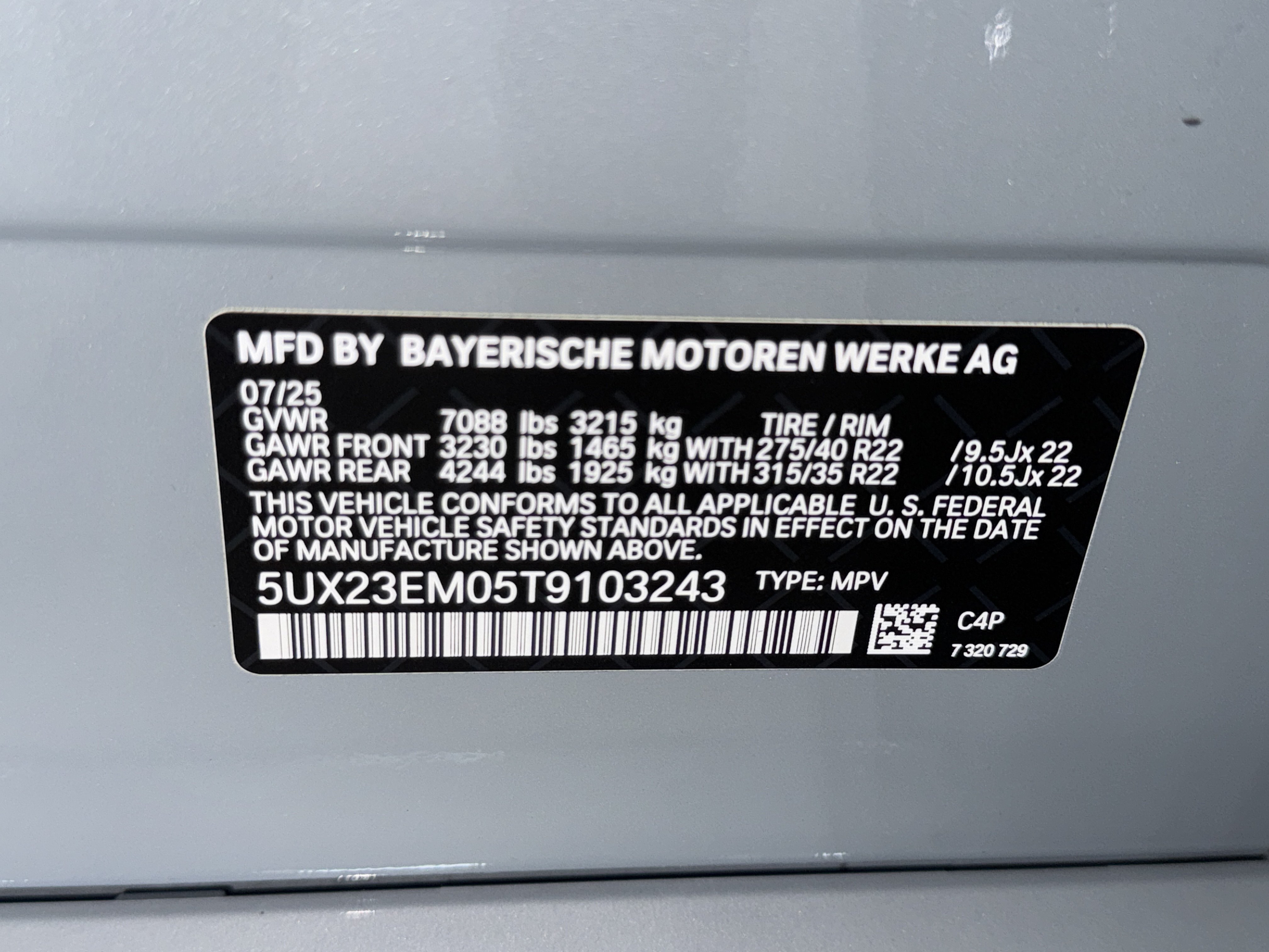Certified 2026 BMW X7 xDrive40i w/ M Sport Package AWD/4WD image 40