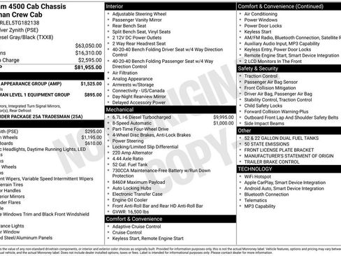 New 2026 RAM 4500 Tradesman w/ Chrome Appearance Group AWD/4WD image 4
