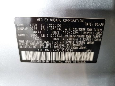 Used 2020 Subaru Outback Limited AWD/4WD image 18