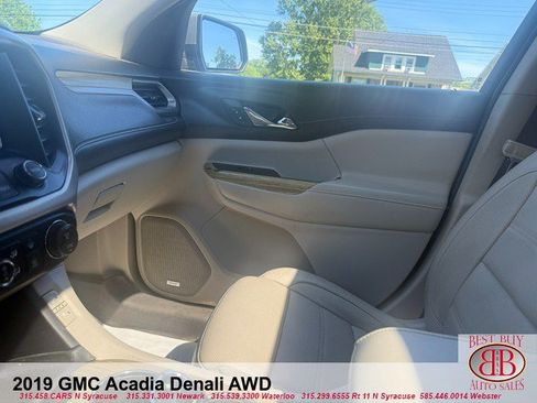 Used 2019 GMC Acadia Denali w/ LPO, Floor Liner Package AWD/4WD image 15