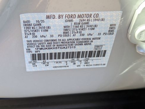 New 2026 Ford Explorer ST-Line w/ ST-Line Street Pack image 43