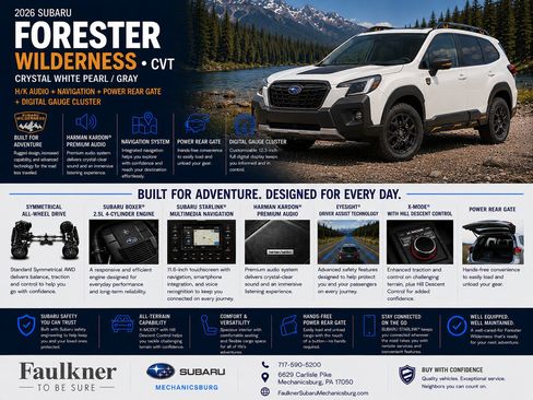 Certified 2026 Subaru Forester Wilderness AWD/4WD image 2