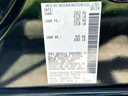 Used 2025 Nissan Altima 2.5 SV FWD image 22