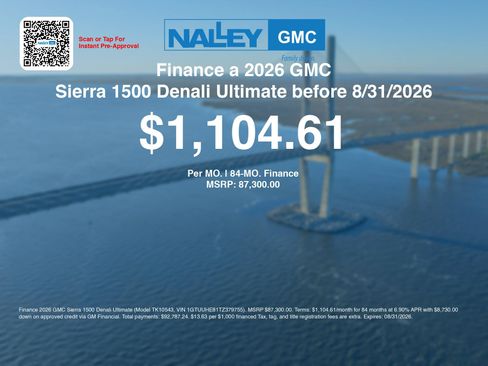 New 2026 GMC Sierra 1500 Denali Ultimate AWD/4WD image 6
