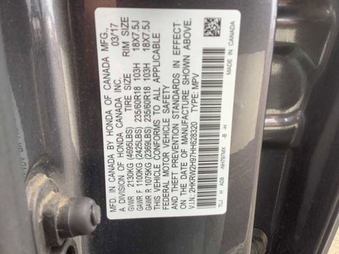 Certified 2017 Honda CR-V Touring image 21