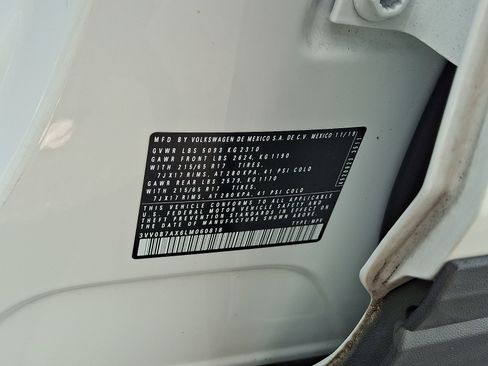 Certified 2020 Volkswagen Tiguan S AWD/4WD image 25