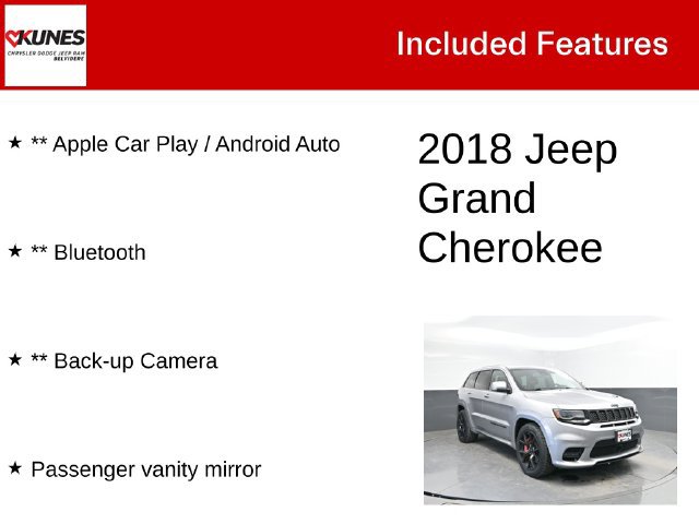 Used 2018 Jeep Grand Cherokee SRT AWD/4WD image 3