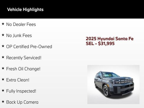Used 2025 Hyundai Santa Fe SEL FWD image 71