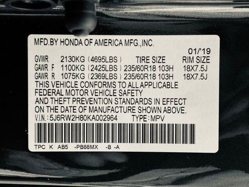 Used 2019 Honda CR-V EX-L image 15