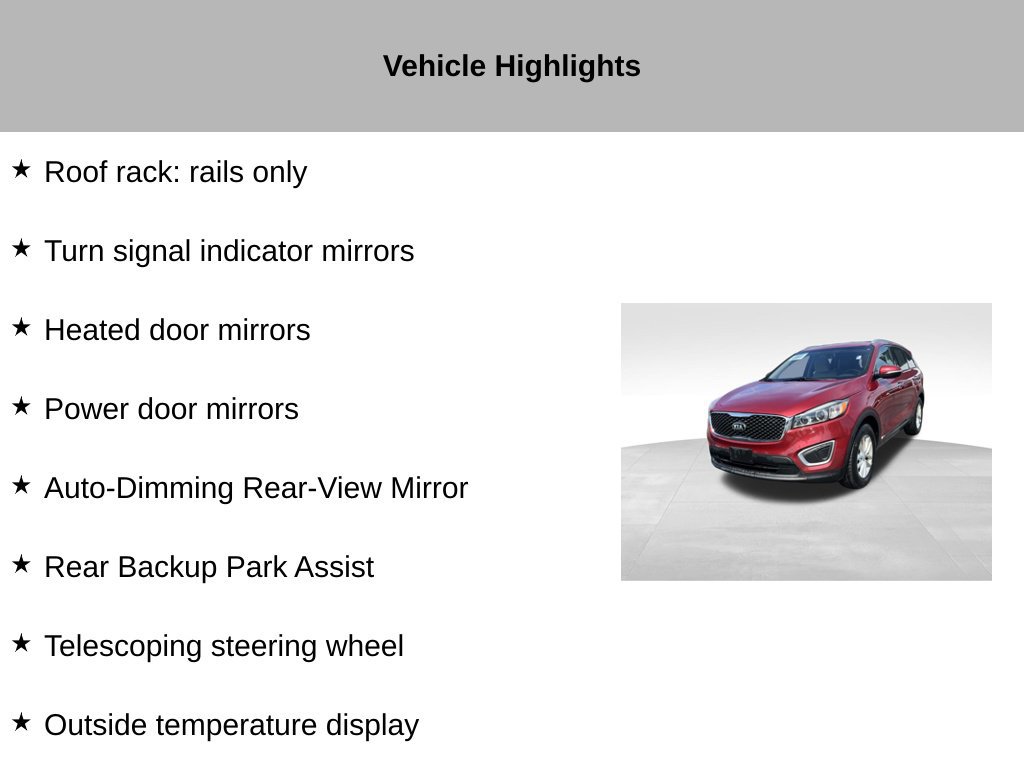 Used 2017 Kia Sorento AWD w/ LX Convenience Package image 54