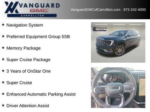 New 2026 GMC Acadia Denali w/ Super Cruise Package AWD/4WD image 6