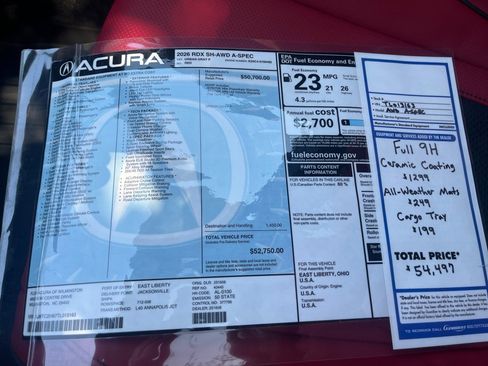 New 2026 Acura RDX A-Spec AWD/4WD image 33