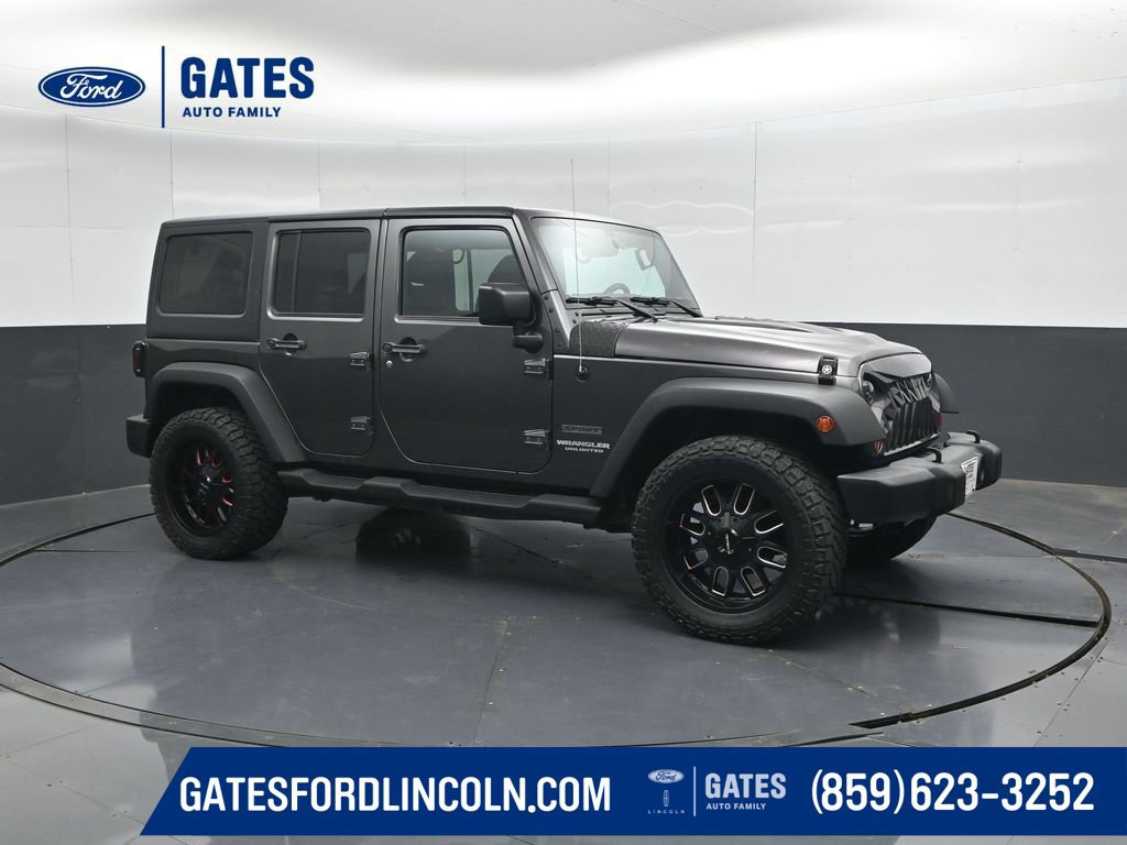 Used 2017 Jeep Wrangler Unlimited Sport w/ Quick Order Package 24S AWD/4WD image 1