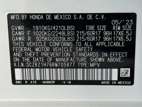Used 2024 Honda HR-V EX-L image 24